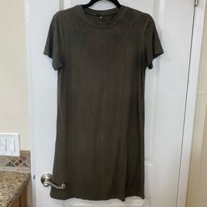 Zara Suede effect dress